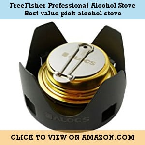 FreeFisher Professional Alcohol Stove - Best value pick alcohol stove