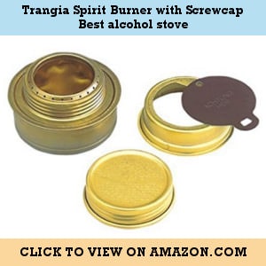 Trangia Spirit Burner with Screwcap - the best alcohol stove