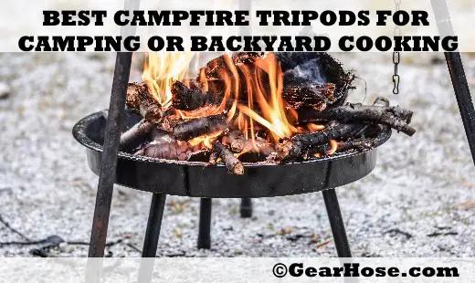 Turn Branches into Campfire Tripod Campfire Support Plate with Adjustable Chain for Hanging Cookware Perfect Accessories for Outdoor Cooking Xergur Stainless Steel Camping Tripod Board