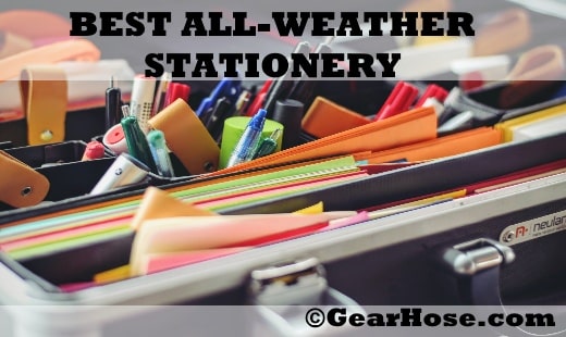 Best All Weather Pens And Notebooks For Camping And Outdoors